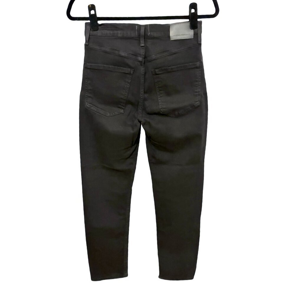 Citizens of Humanity Isola Slim Crop Jean in Plush Black, Size 25 - Picture 7 of 7